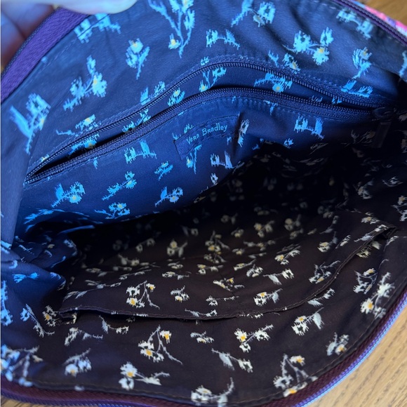 Vera Bradley Floral Quilted Crossbody Bag - Purple Multi - Picture 2 of 4